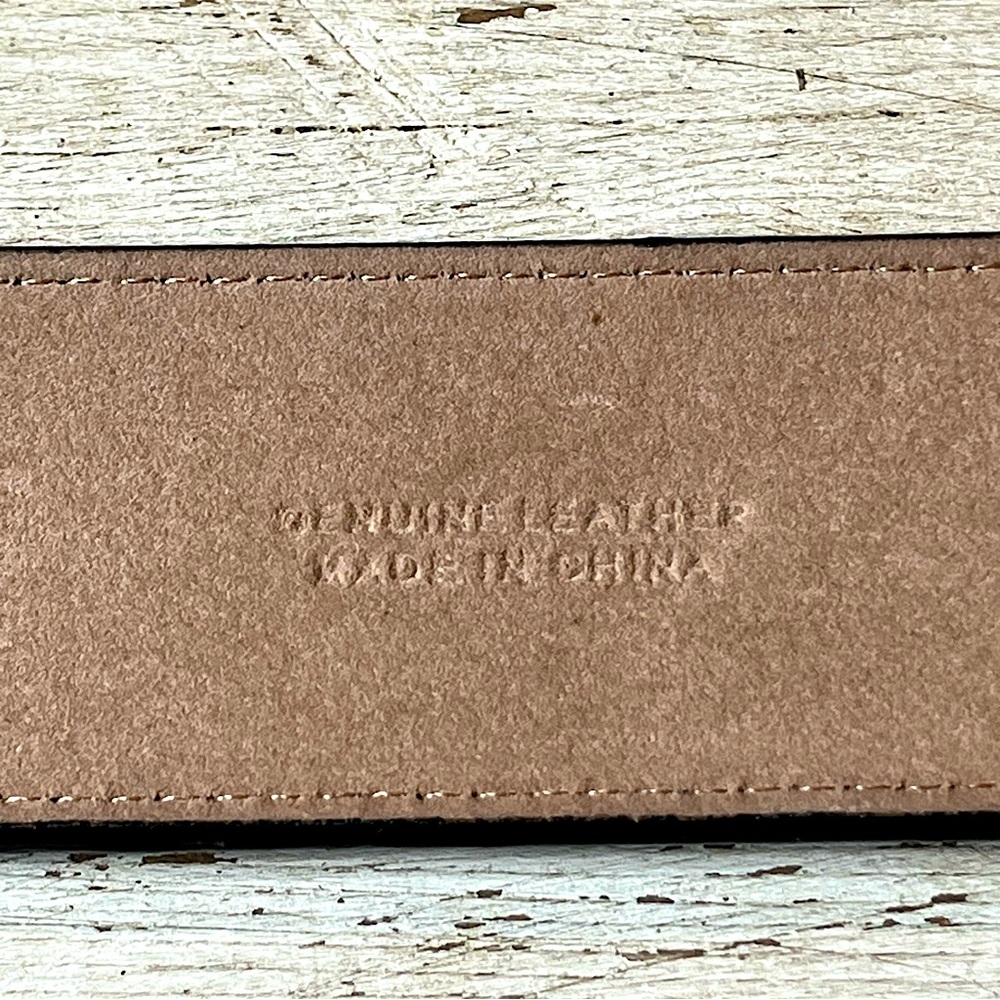 ⬇️ Ann Taylor Double Ring Leather Belt - Picture 9 of 9